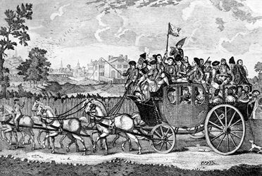 Op weg naar Bury Fair, 1750